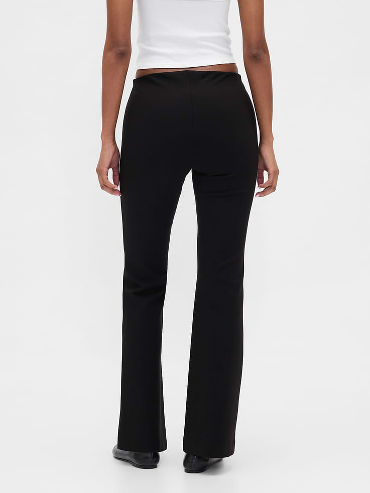 Image number 4 showing, Low Rise Double Knit Flare Pants