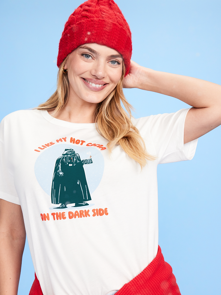 Image number 1 showing, Old Navy x Star Wars Holiday-Graphic T-Shirt for Women