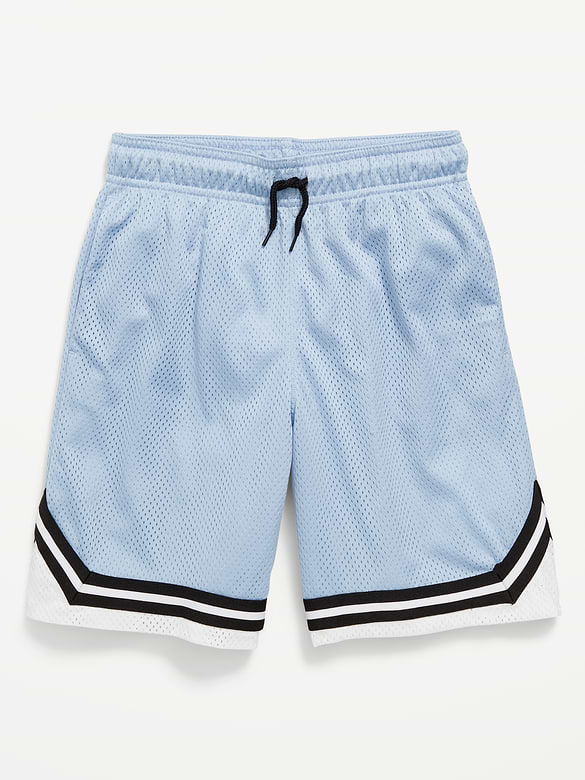 Short de basketball en maille, longueur genou pour garçon