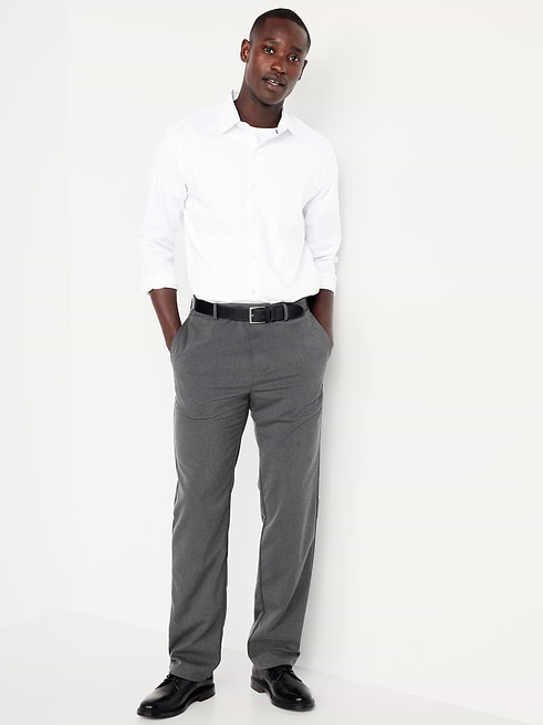 straight fit dress pants Freedom Flex Leg for Tall Women in Black 10 / Extra Tall / Black these versatile dress pants have travel security features baked right in Roundtree Yorke Luxury Gabardine Ultimate