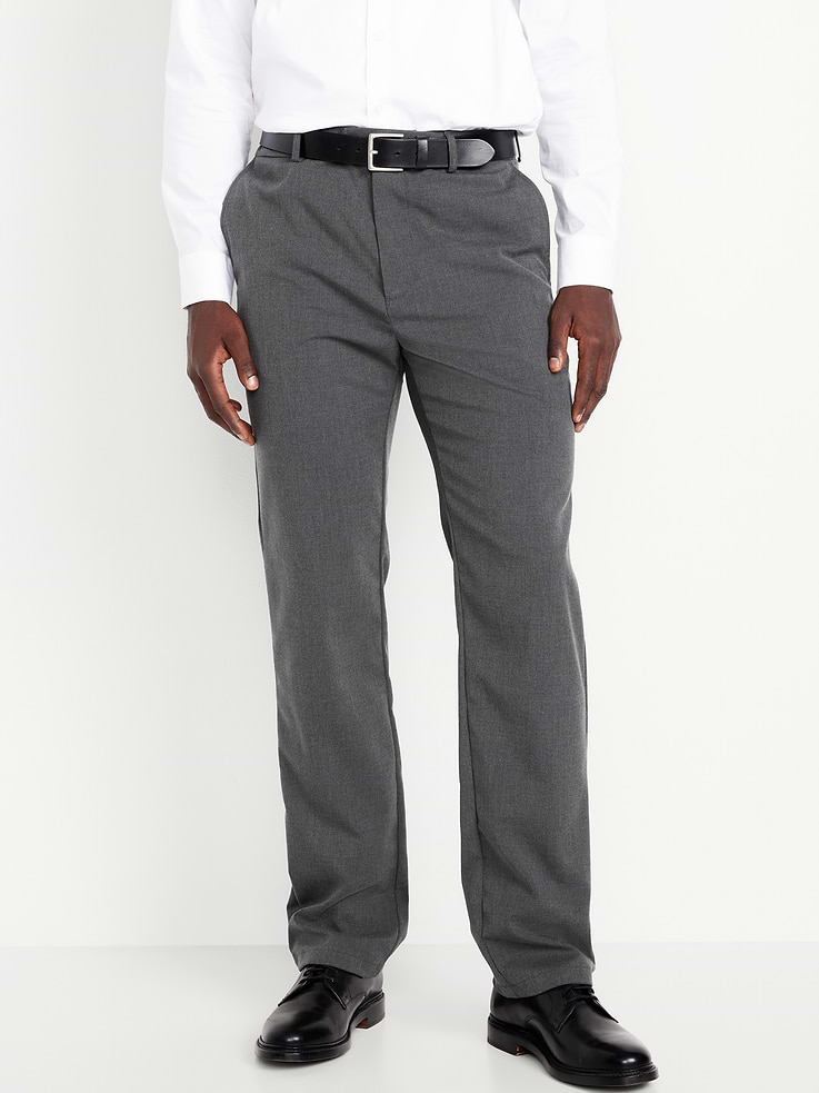 Image number 1 showing, 90's Straight-Fit Twill Dress Pants