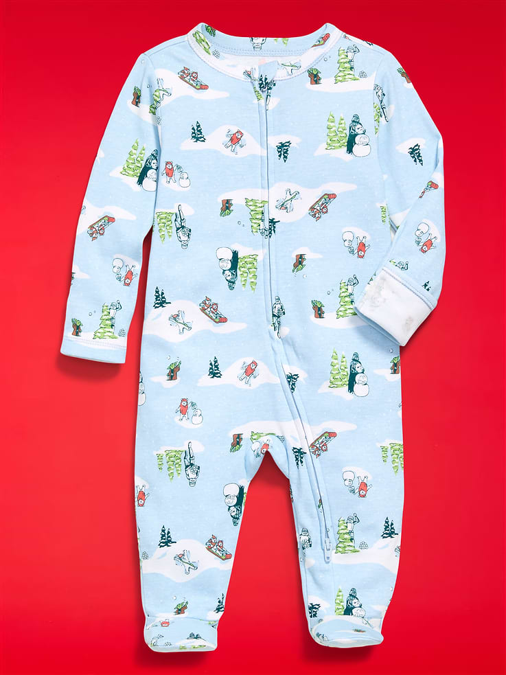 Image number 2 showing, Old Navy x Star Wars Snug-Fit 2-Way-Zip Footed One-Piece for Baby