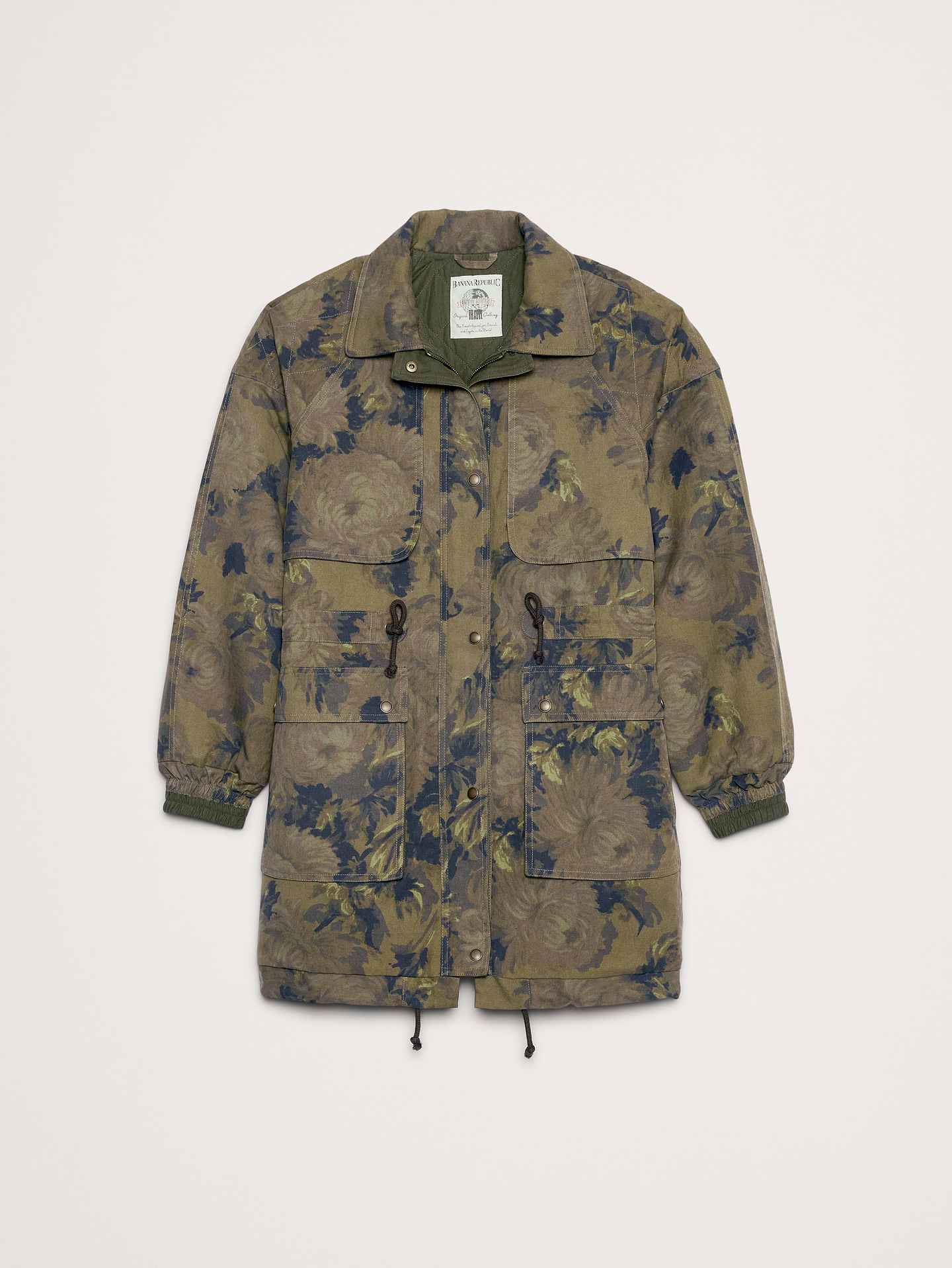 Image number 4 showing, Floral Quilted Parka