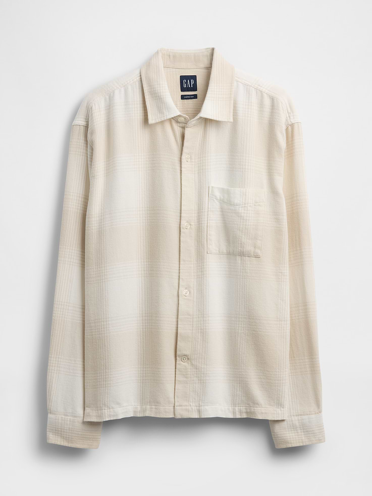 Image number 5 showing, Relaxed Flannel Shirt
