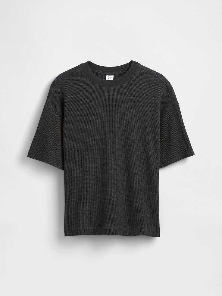 Image number 1 showing, Kids Oversized Waffle T-Shirt
