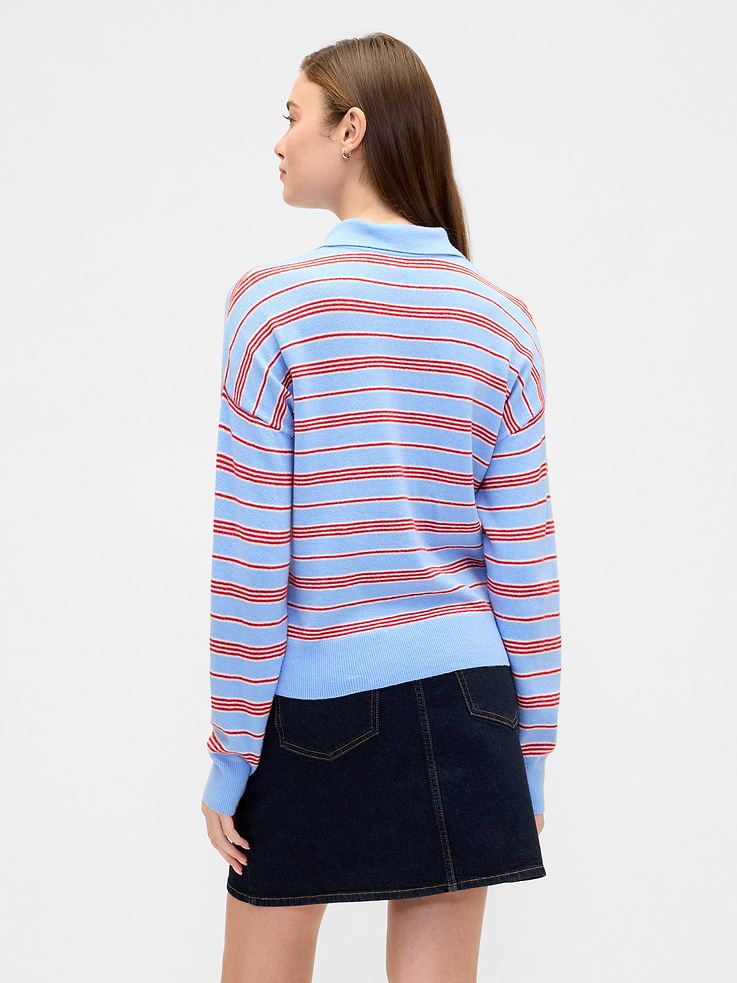Image number 2 showing, CashSoft Relaxed Sweater Polo Shirt