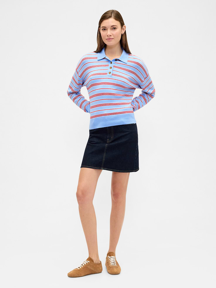 Image number 3 showing, CashSoft Relaxed Sweater Polo Shirt