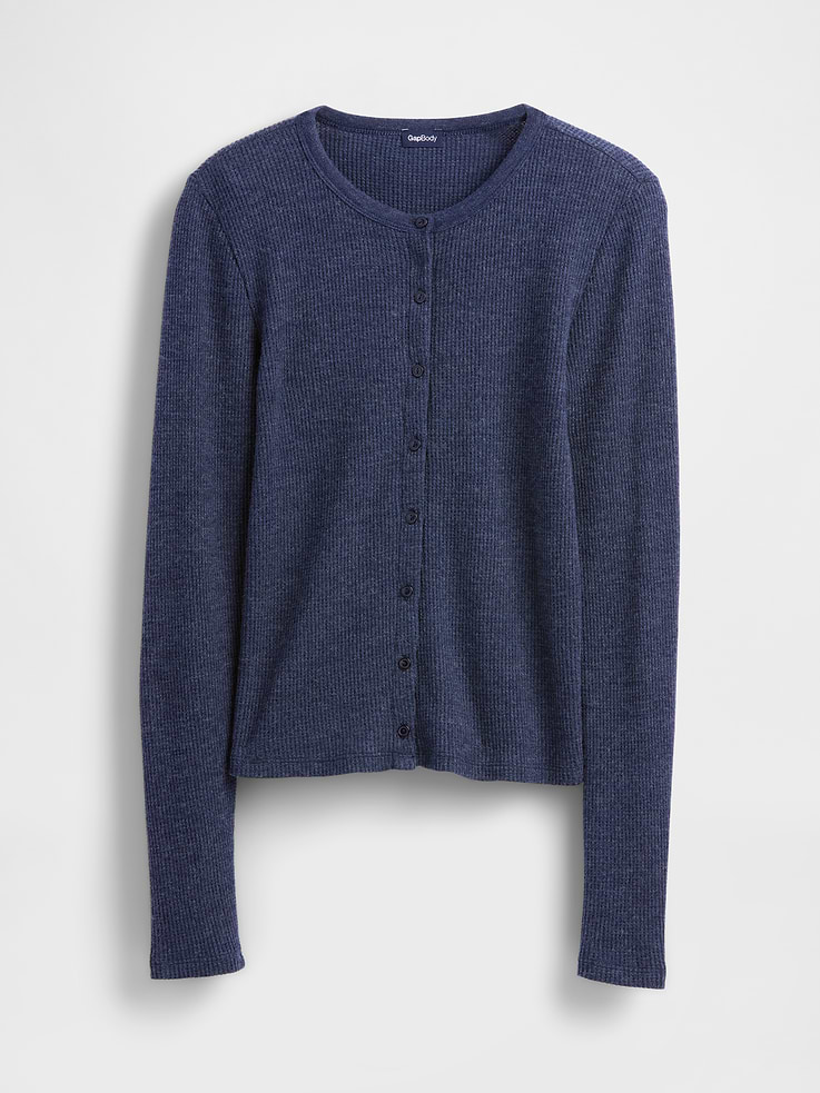 Image number 5 showing, Waffle PJ Cardigan