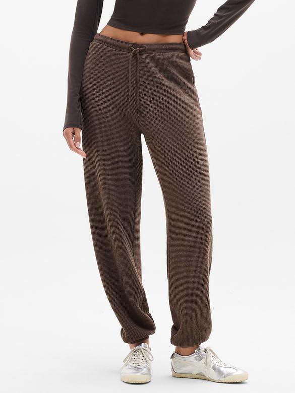 Tranquil Mid Rise Waffle Jogger
