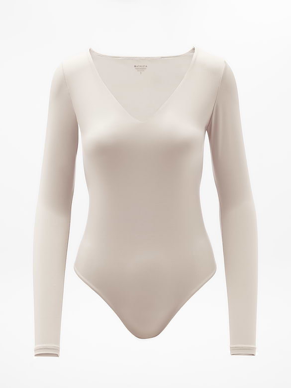 BodyMove Plunge Long Sleeve Bodysuit