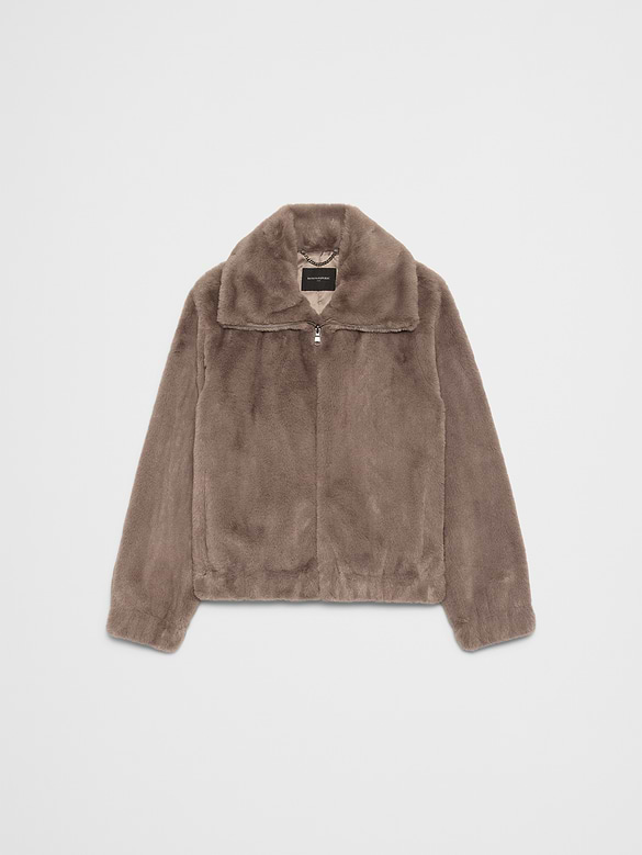 Faux Fur Short Jacket