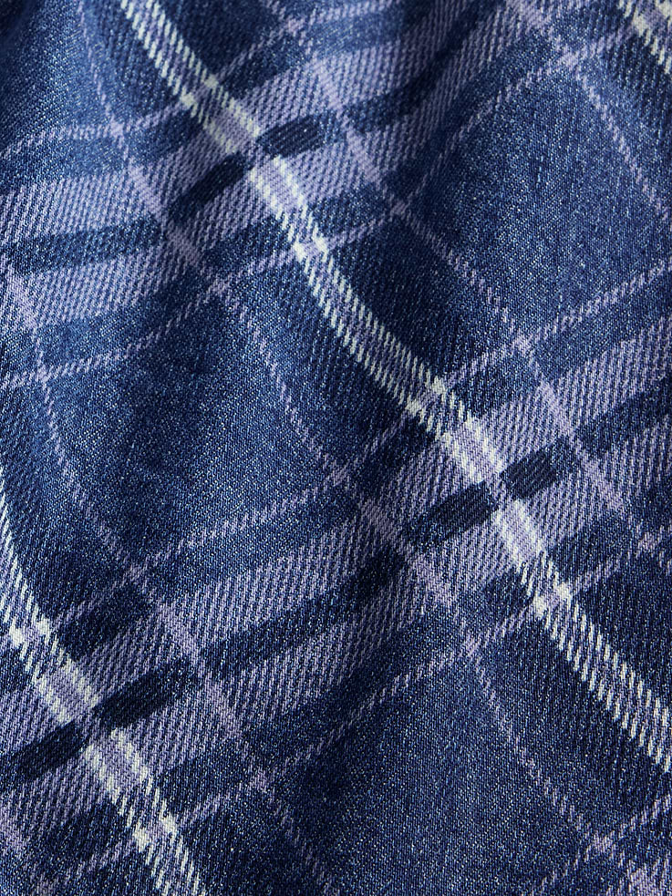 Image number 5 showing, Plaid Denim Mini Skirt