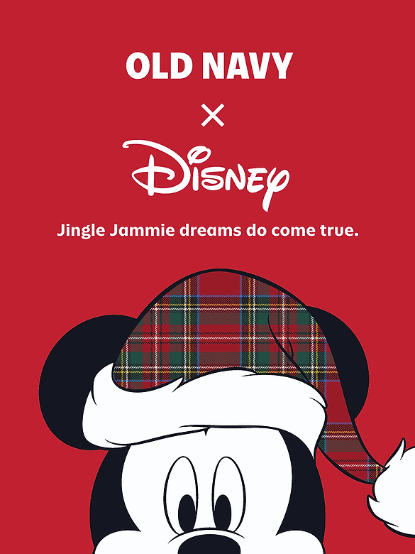 Old Navy x Disney Mickey Mouse & Friends Printed Flannel Pajama Set for Women