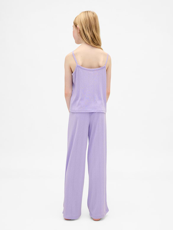 Kids Recycled Pointelle Tank PJ Set
