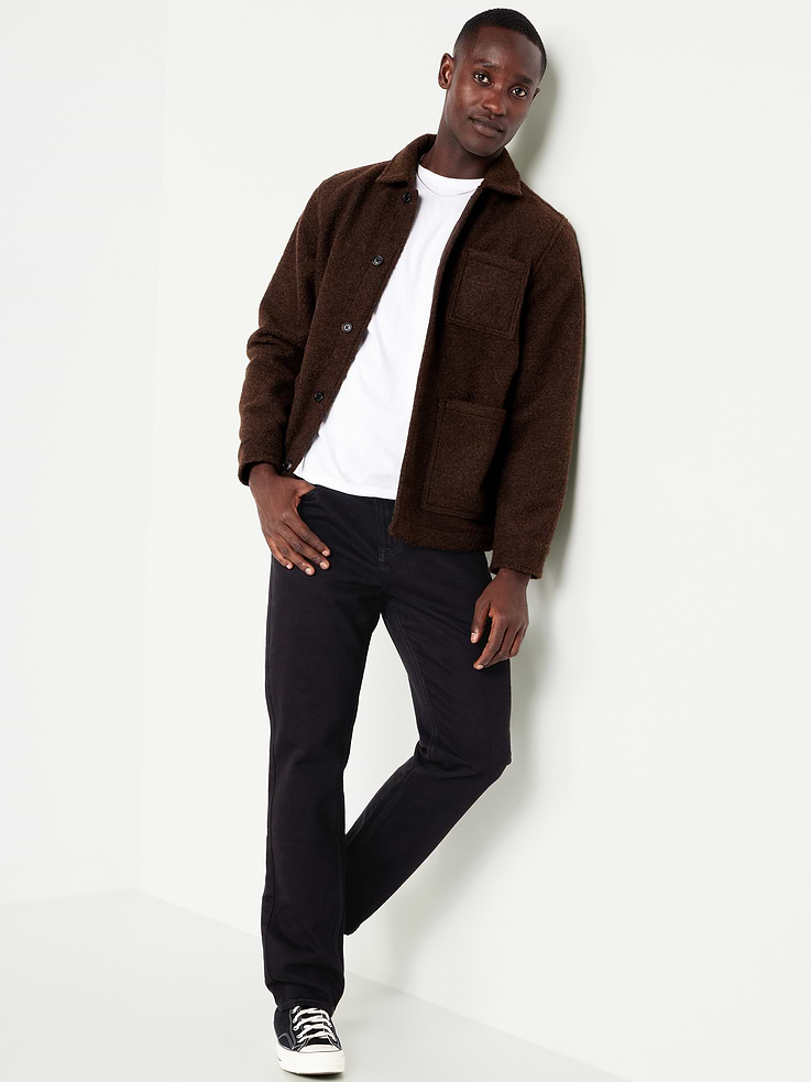 Image number 3 showing, Structured Straight Non-Stretch Jean
