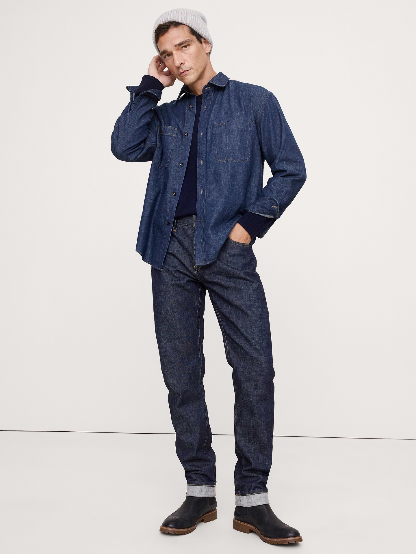 Image number 1 showing, Relaxed-Fit Denim Shirt