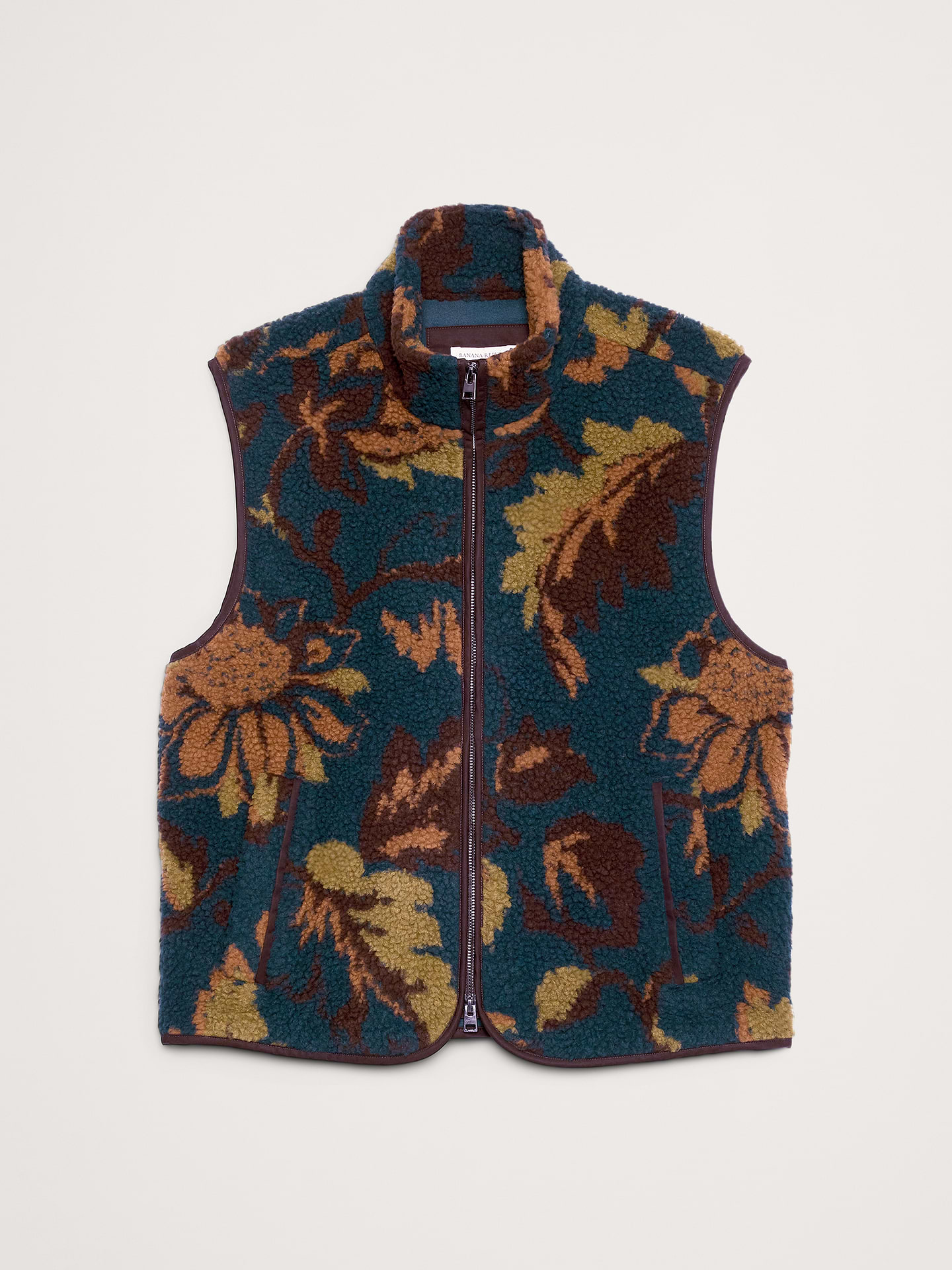 Image number 5 showing, Print Sherpa Vest