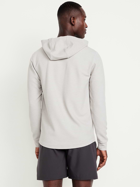 Recharge Knit Waffle Pullover Hoodie
