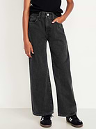Image number 1 showing, Baggy Straight-Leg Jeans for Girls
