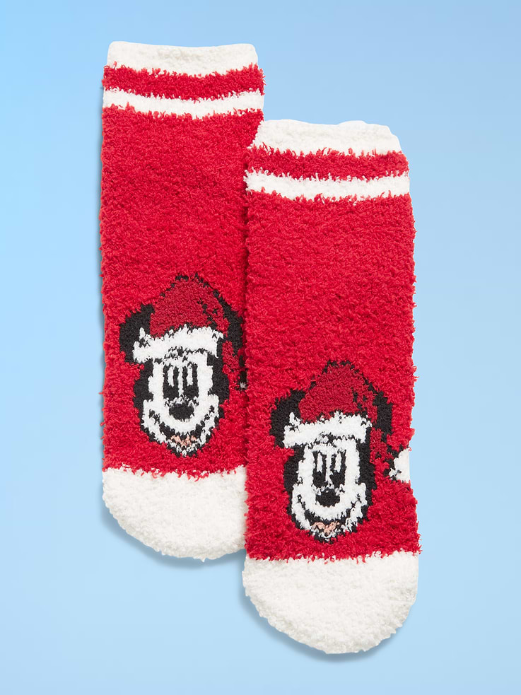 Image number 1 showing, Old Navy x Disney Gender-Neutral Cozy Socks for Kids