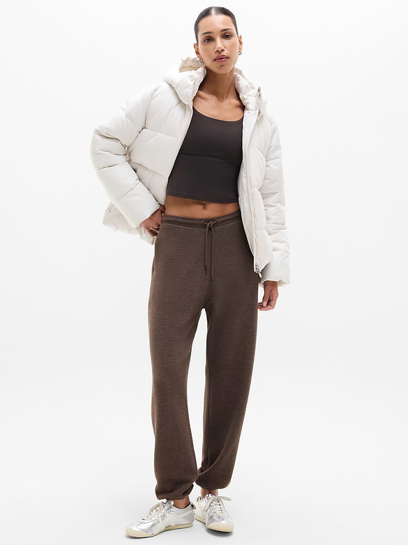 Tranquil Mid Rise Waffle Jogger
