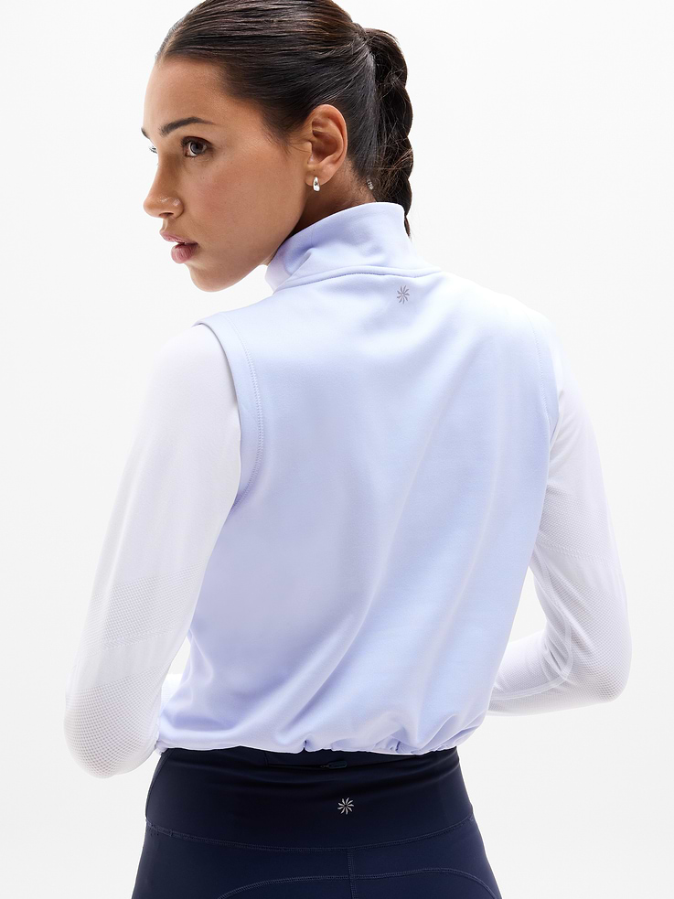 Image 3 of 6, Unstoppable 1/2 Zip Cropped Vest