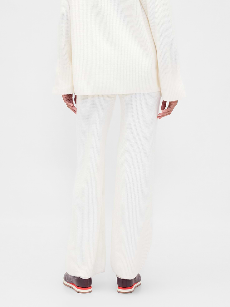 Image number 4 showing, CashSoft Shaker-Stitch Sweater Pants