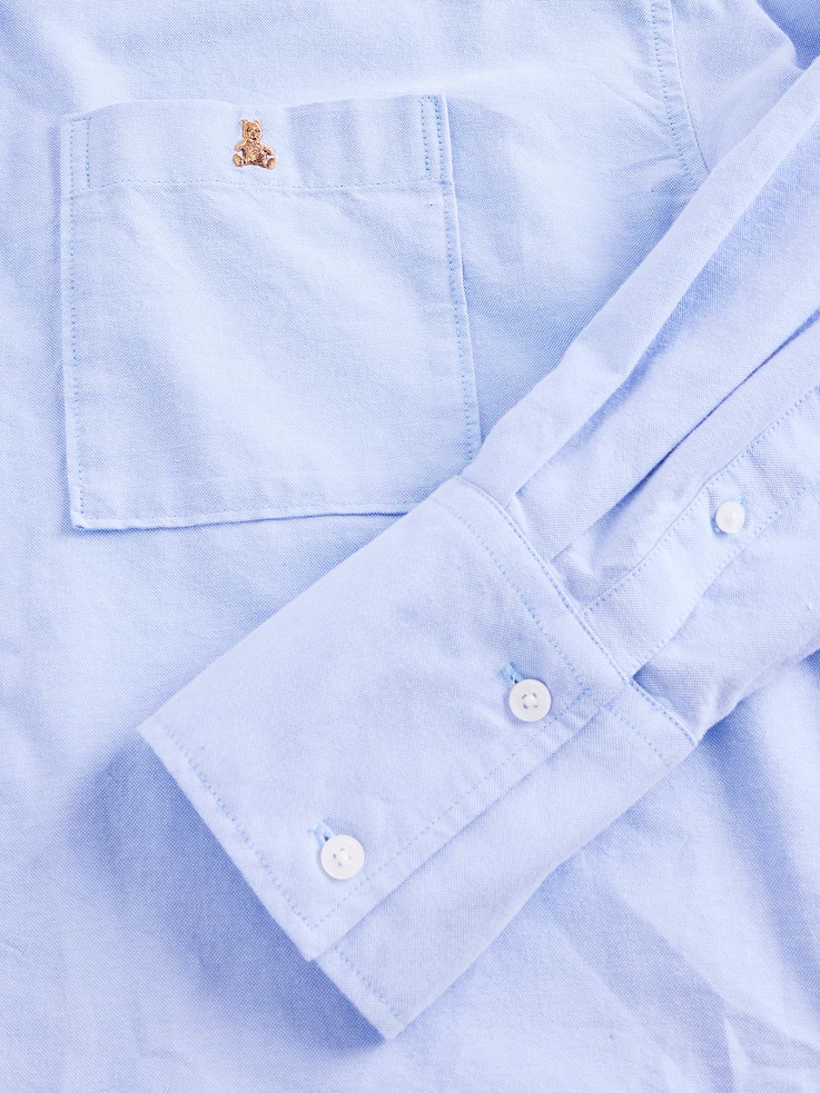 Image number 4 showing, Organic Cotton Straight-Hem Crop Shirt