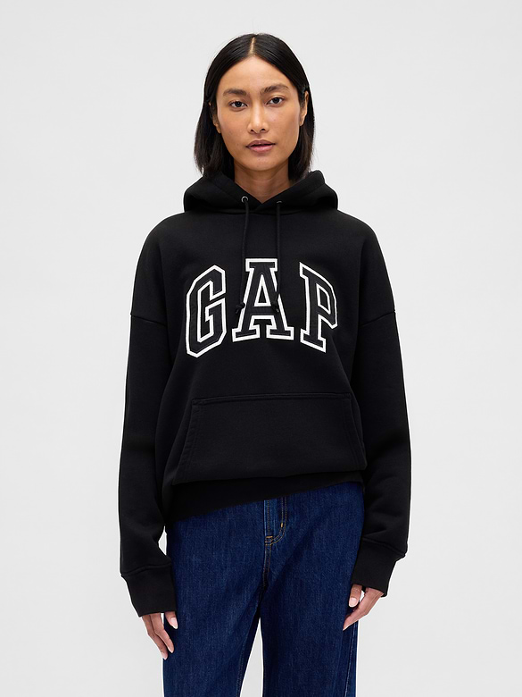 Adult Extra Heavyweight French Terry Oversized Logo Hoodie