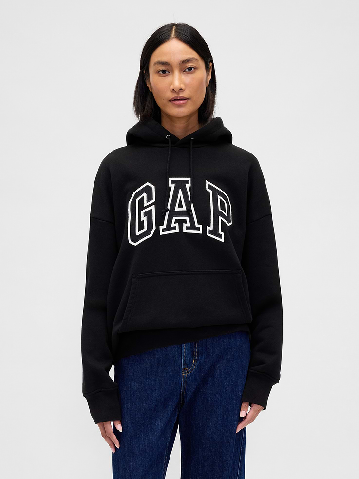 Image number 5 showing, Adult Extra Heavyweight French Terry Oversized Logo Hoodie