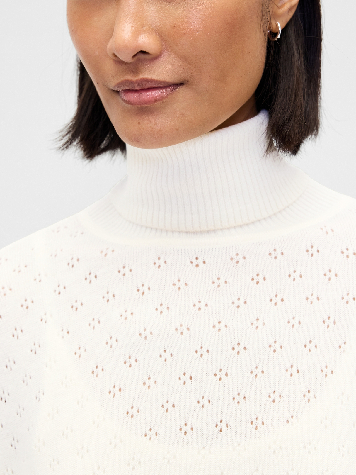 Oversized Pointelle Turtleneck | Gap