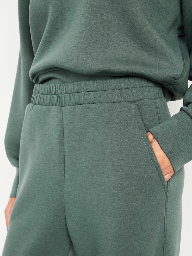 Image number 3 showing, High-Waisted Bounce Fleece Jogger Sweatpants