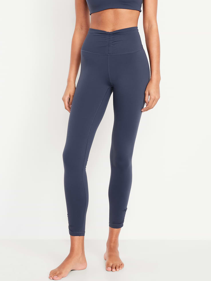 Image number 1 showing, High-Waisted StudioSmooth Ruched Leggings