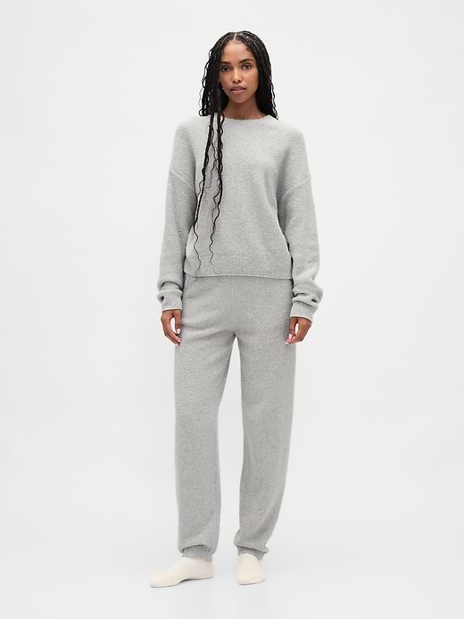 CashSoft Boucle Sweater Joggers - Light heather grey by Gap