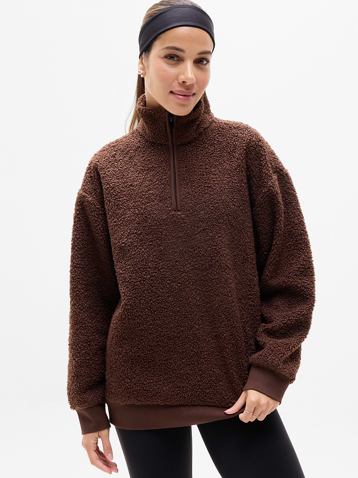 Image number 1 showing, Forever Fleece Cloud 1/4 Zip Sweatshirt