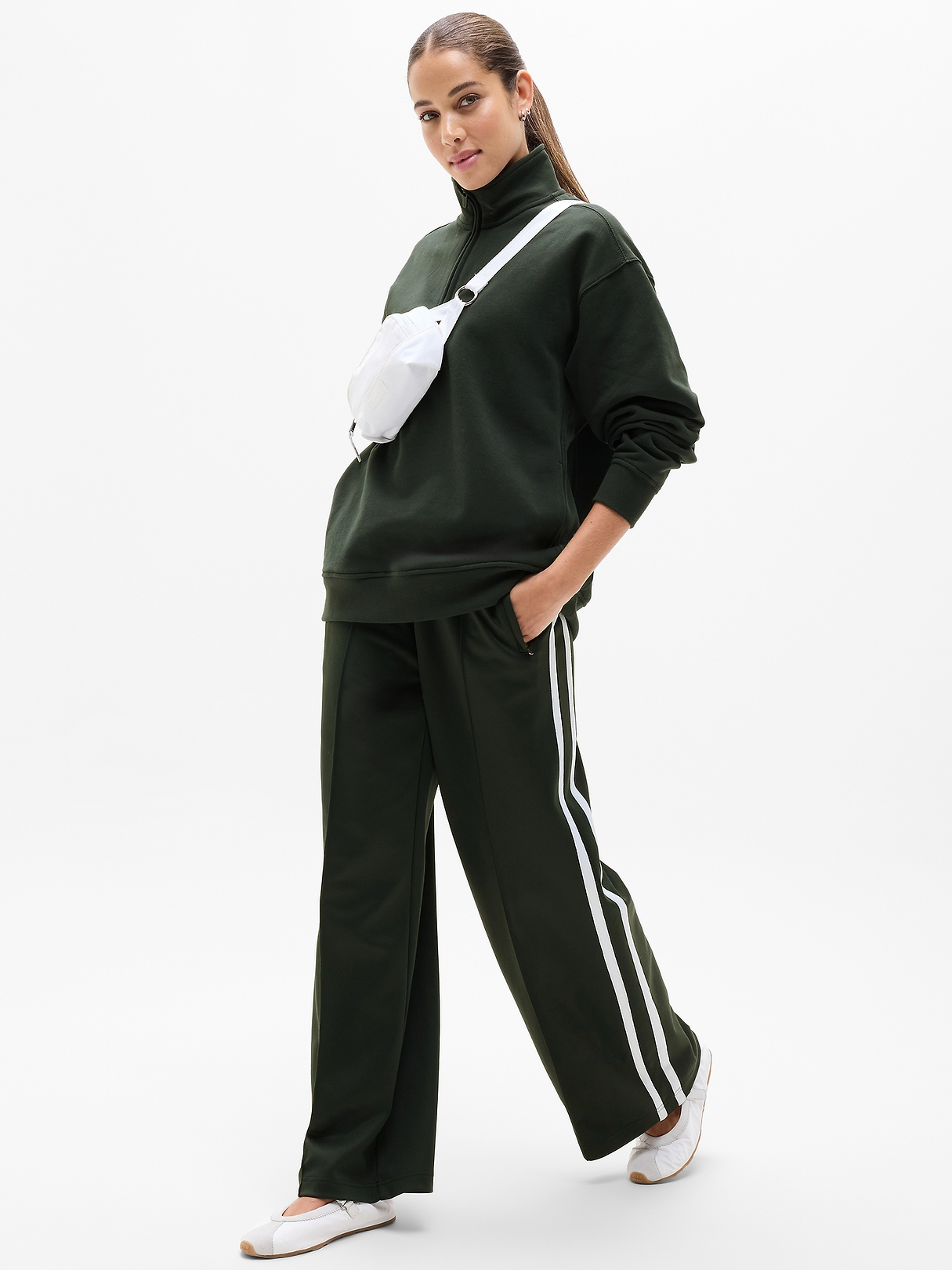 Forever Fleece 1/4 Zip Sweatshirt | Athleta
