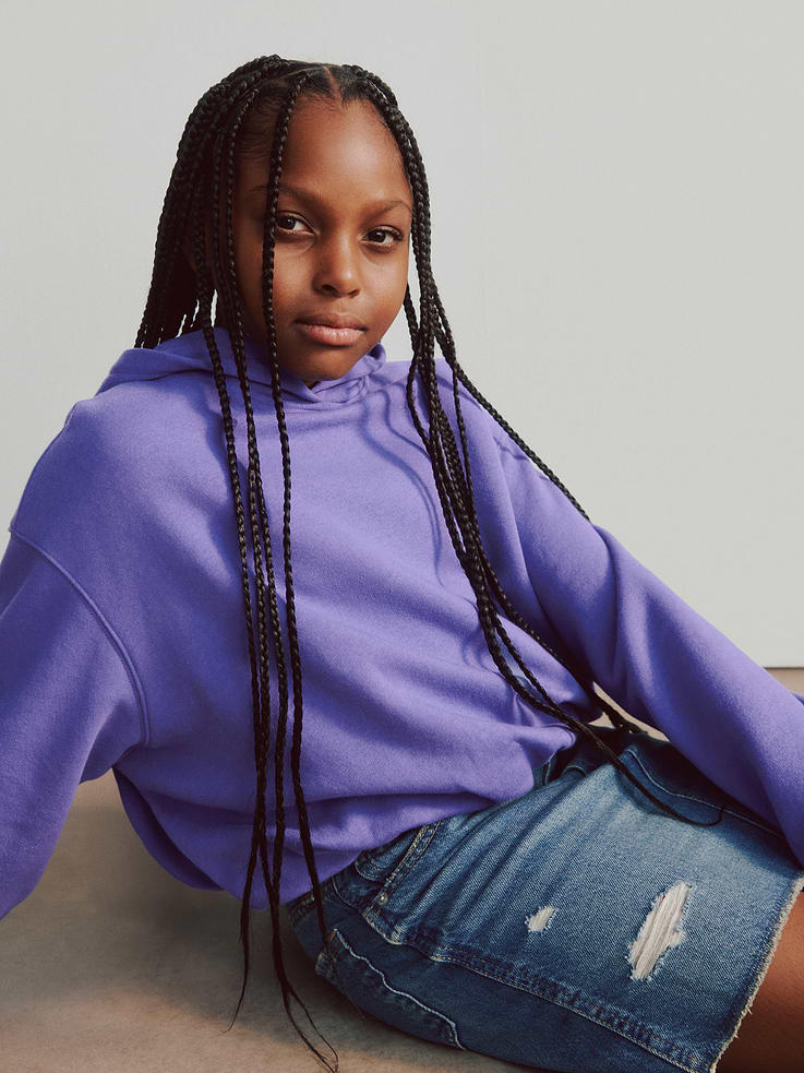 Image 5 of 5, Kids VintageSoft Oversized Bubble Hoodie