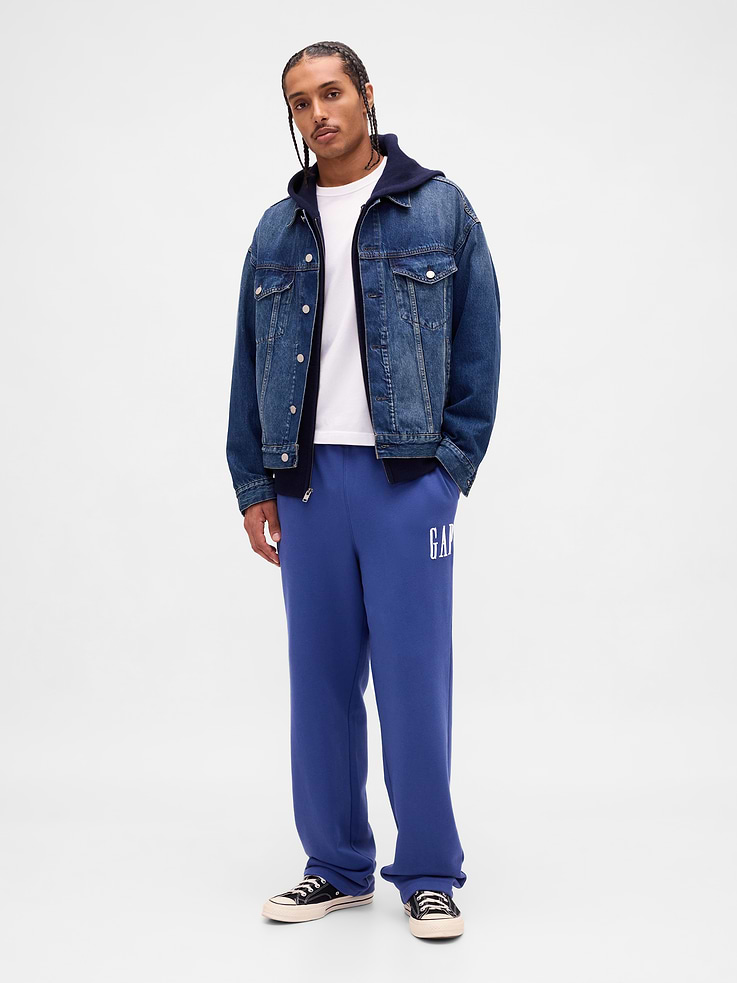 Image number 4 showing, Adult Heavyweigtht Relaxed Logo Sweatpants