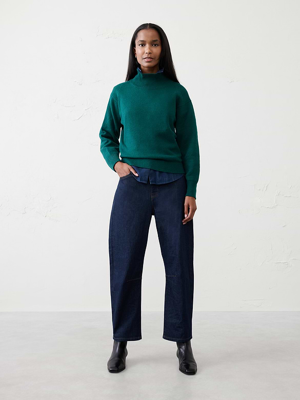 Barrel Mid-Rise Jean