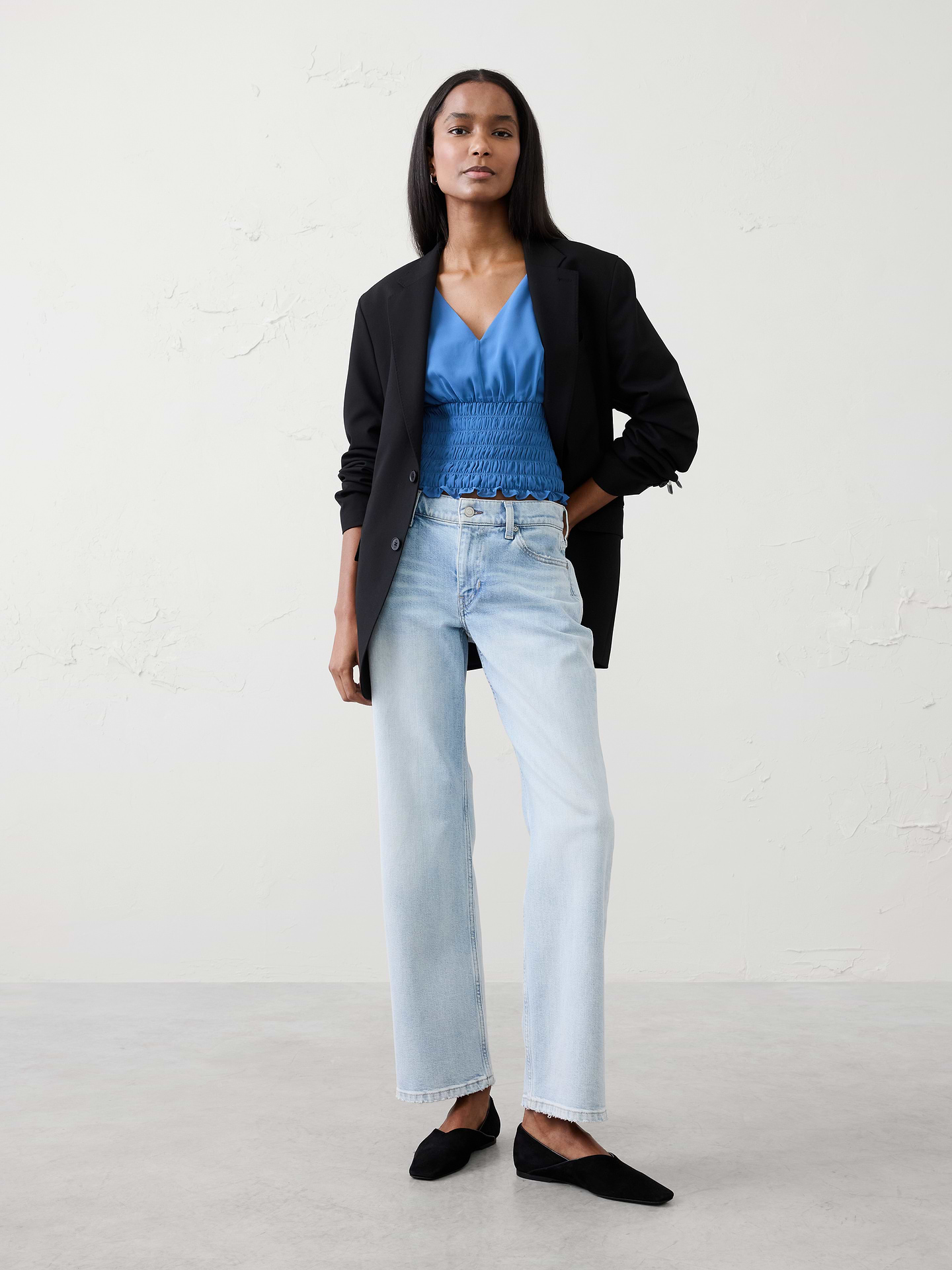 Image number 3 showing, Ruched V-Neck Top