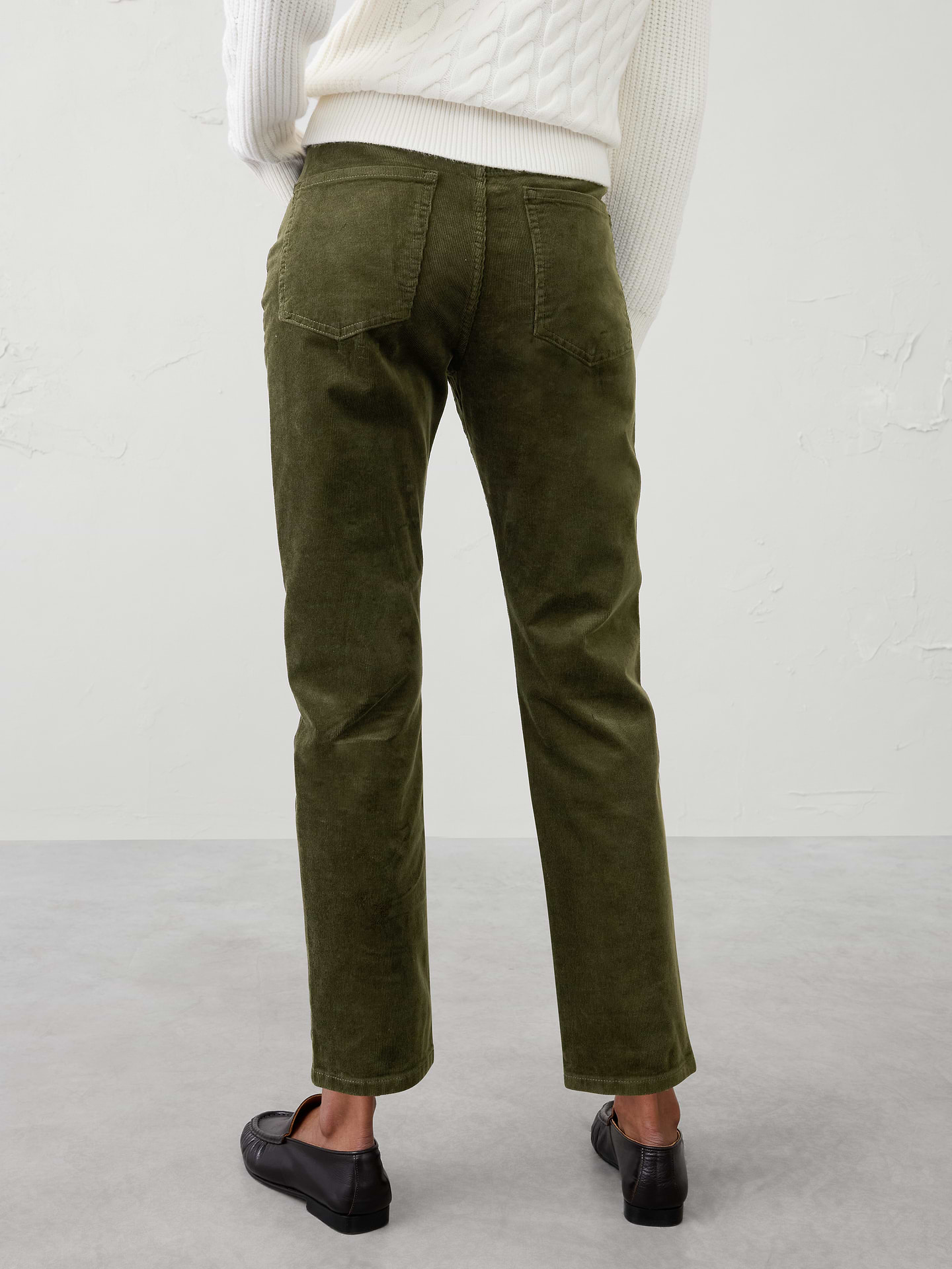 Image number 2 showing, Slim High-Rise Corduroy Pant