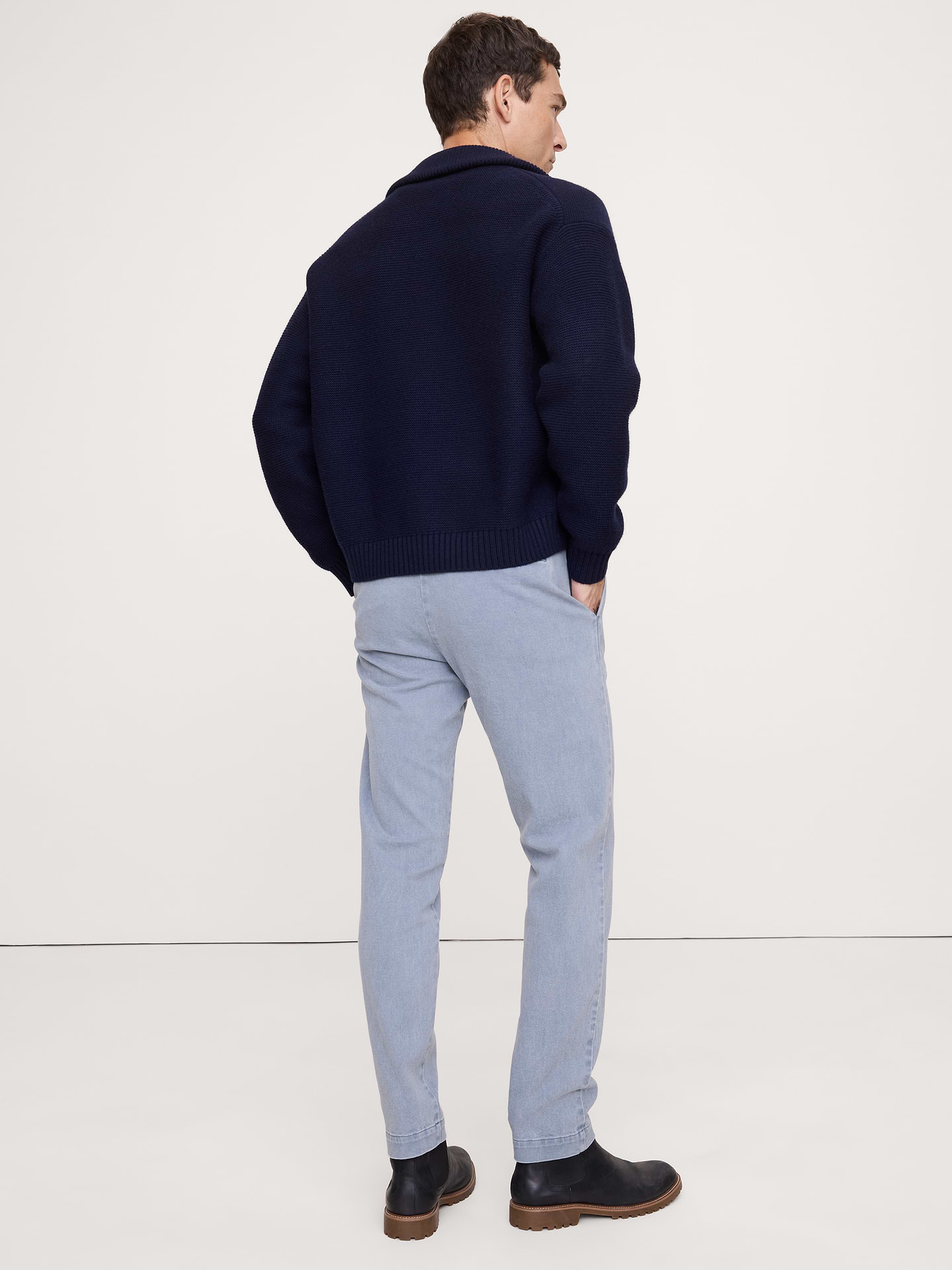 Image number 5 showing, Slim Brushed Traveler Chino