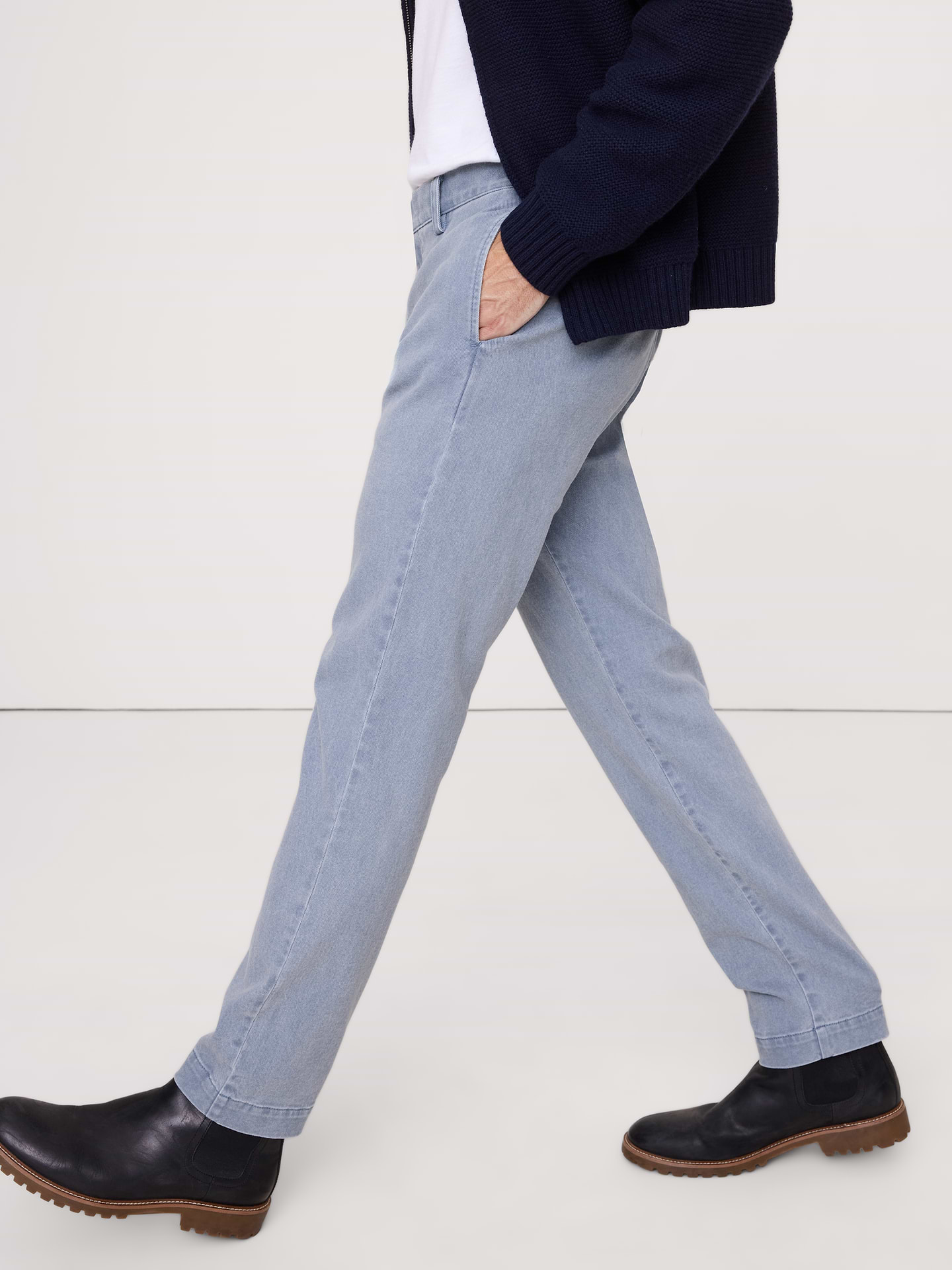 Image number 6 showing, Slim Brushed Traveler Chino
