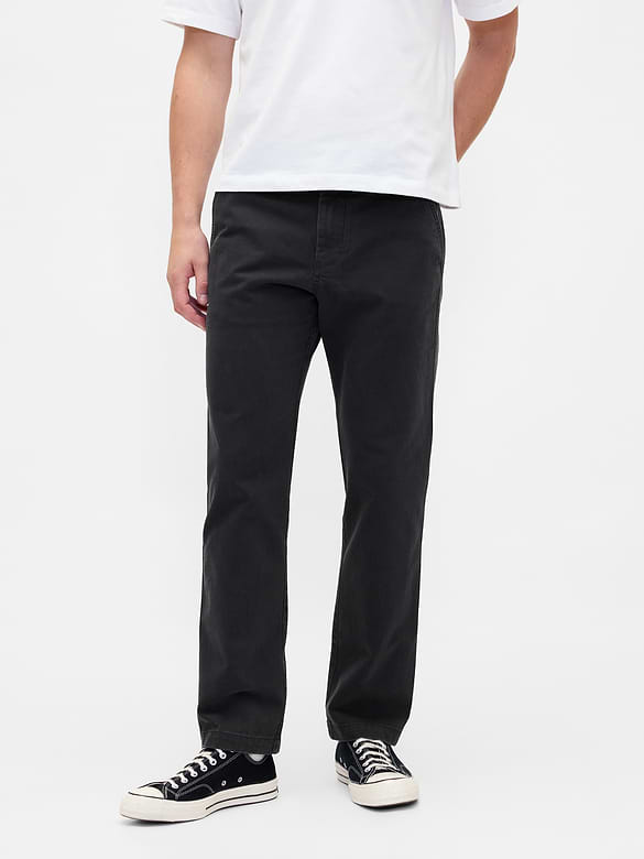 Heavyweight Twill Relaxed Straight Khakis
