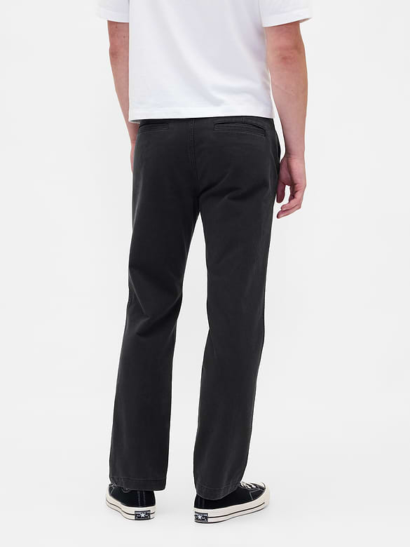 Heavyweight Twill Relaxed Straight Khakis