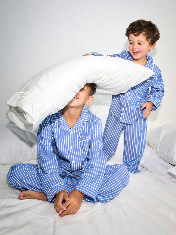 Kids Recycled Flannel PJ Set