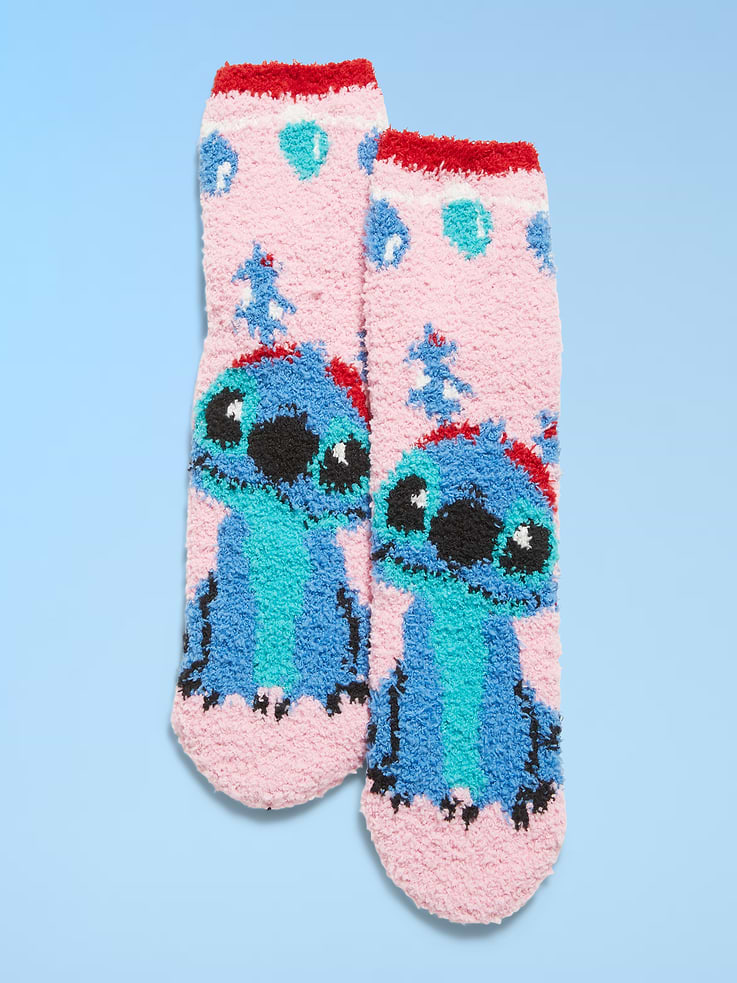 Image number 1 showing, Old Navy x Disney Holiday-Graphic Cozy Socks for Women