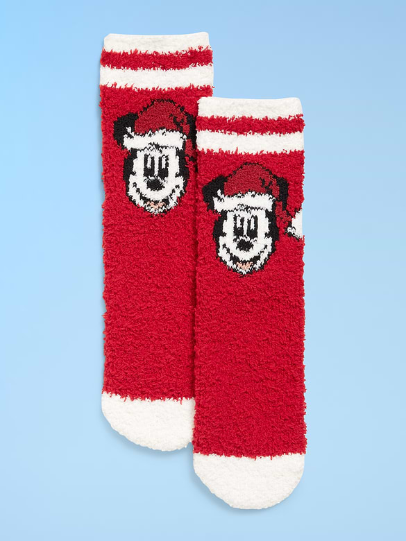 Chaussettes douillettes à imprimé des Fêtes Old Navy x Disney