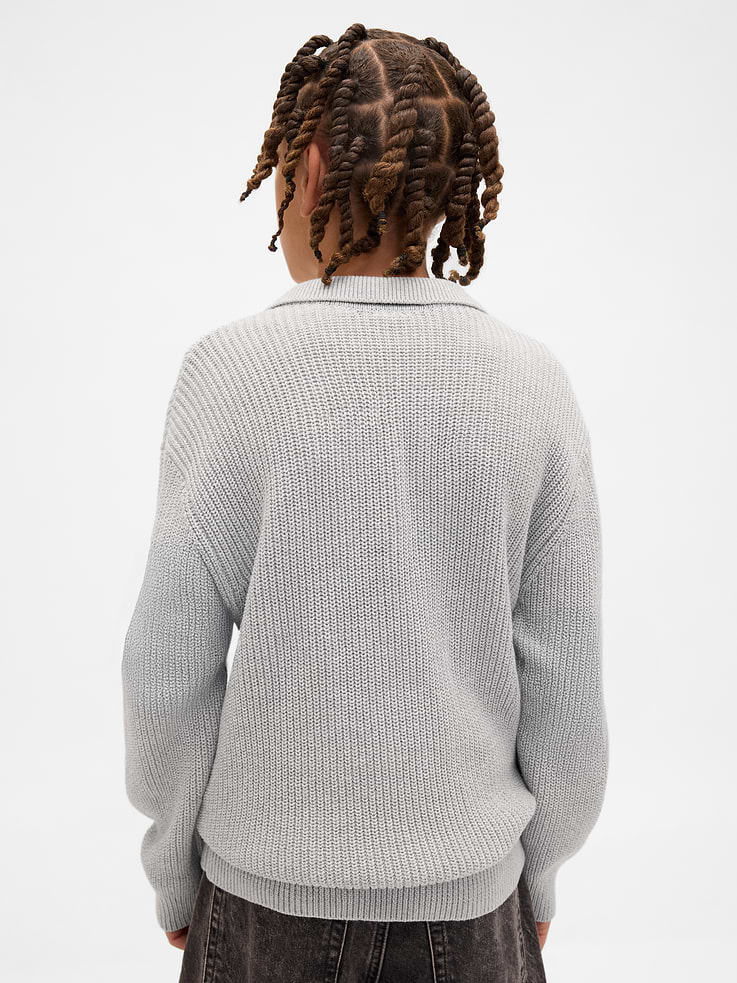 Image number 3 showing, Kids Polo Sweater