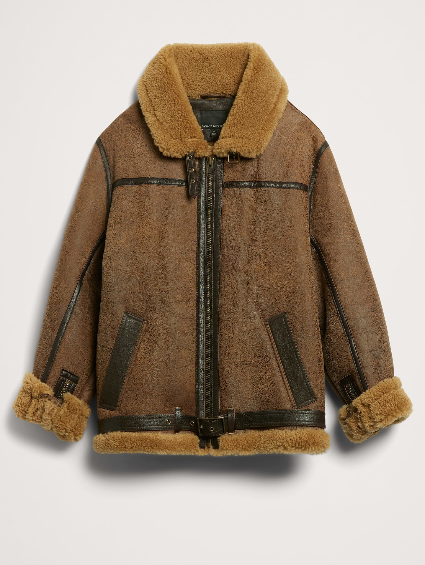 Image number 3 showing, Heritage Shearling Flight Jacket